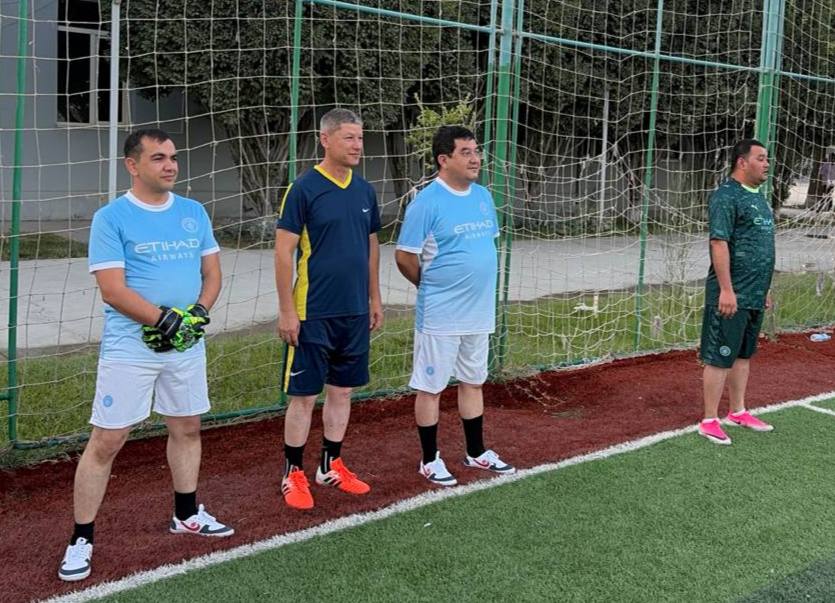 Buxoroda soha xodimlari o‘rtasida futbol musobaqasi o‘tkazilmoqda
