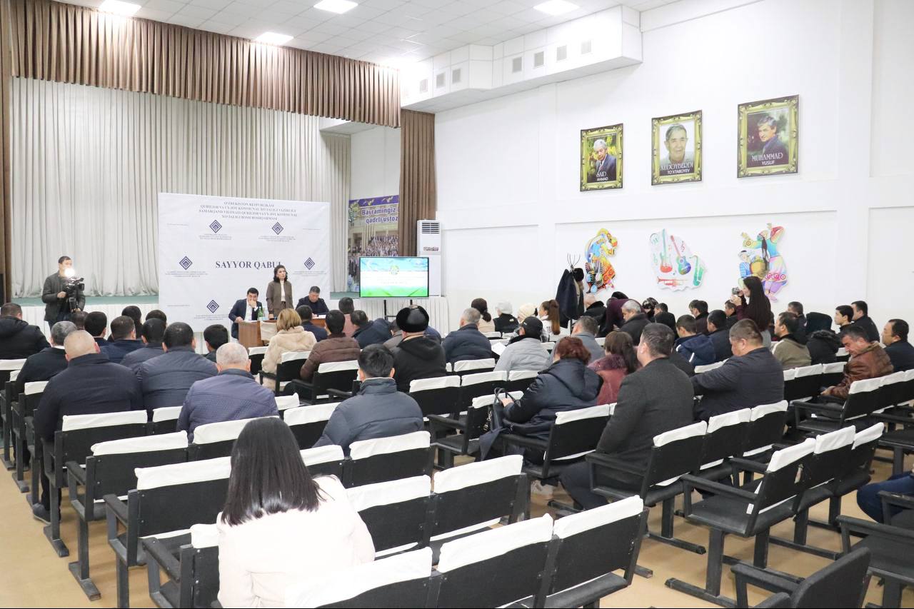 Samarqand shahrida vazir o‘rinbosari Ozoda Jo‘rayeva, “Issiqlik ta’minoti” AJ boshqaruvi raisi Ilhom To‘rayev hamda hududiy mutasaddi tashkilotlar vakillari ishtirokida sayyor qabul bo‘lib o'tdi