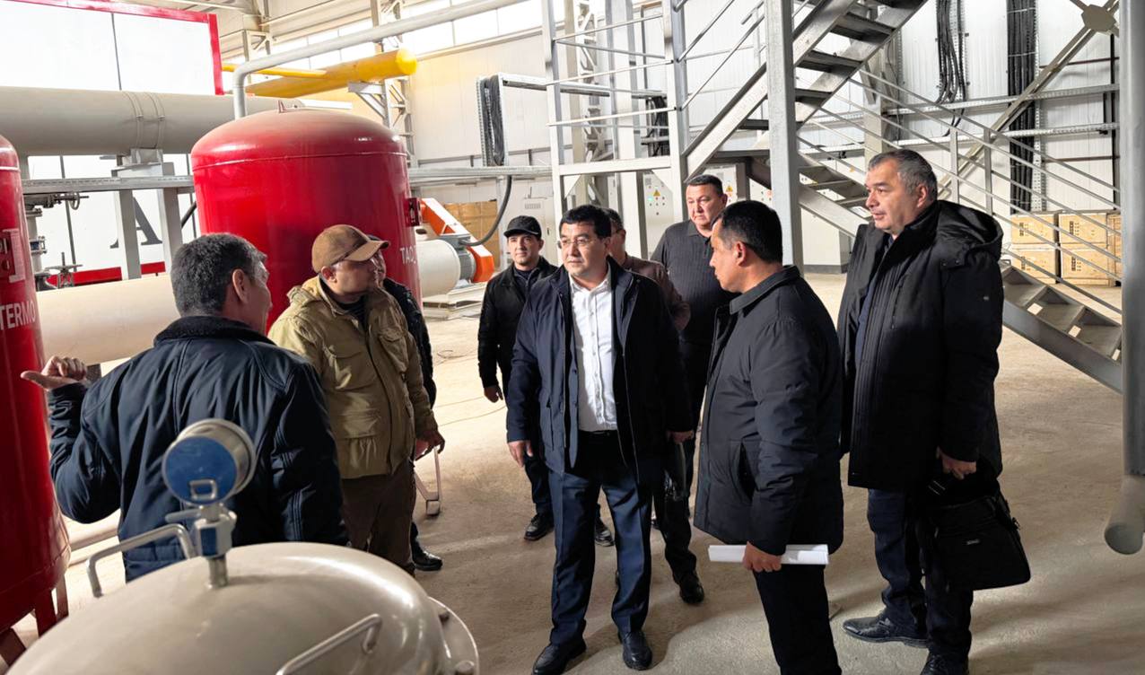 “Issiqlikta’minoti” AJ boshqaruvi raisi Ilhom To‘rayev Samarqand shahridagi RK-2 qozonxonasi faoliyati bilan tanishdi