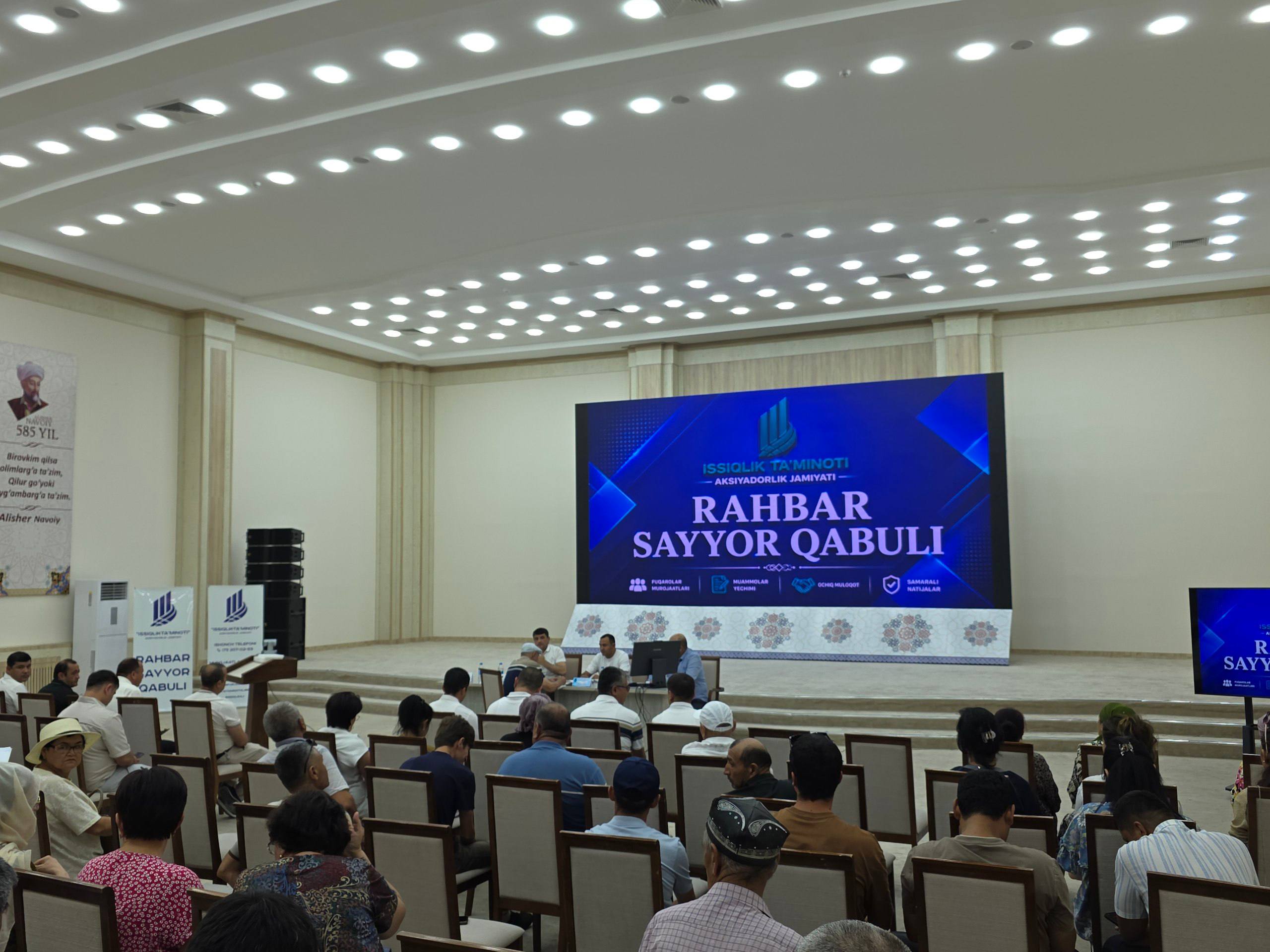 Murojaatdan yechimgacha: Navoiyda sayyor qabul davom etmoqda